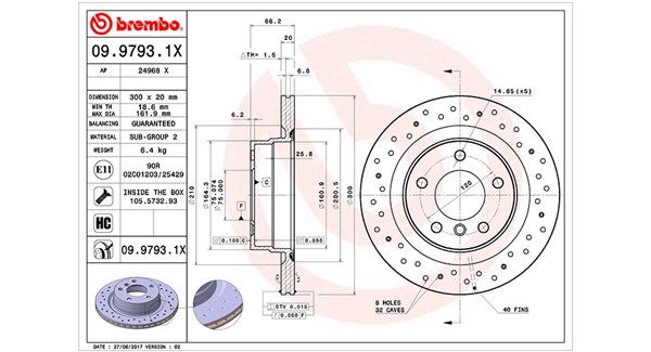 MAGNETI MARELLI Bremžu diski 360406087102